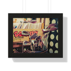 "Golf Clubs At A Record Store" - Golf Wall Art