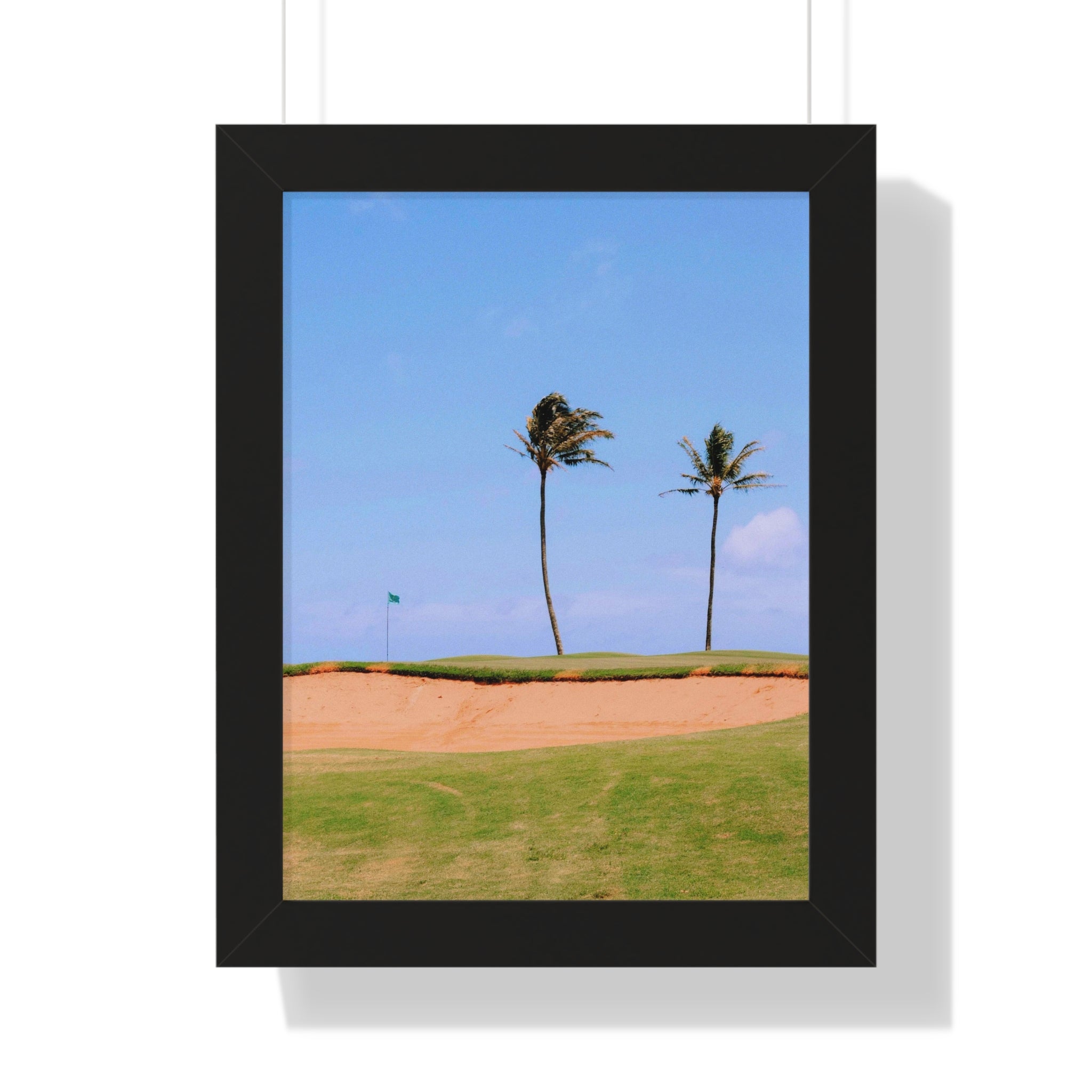 "Beach Golf Course" - Golf Wall Art