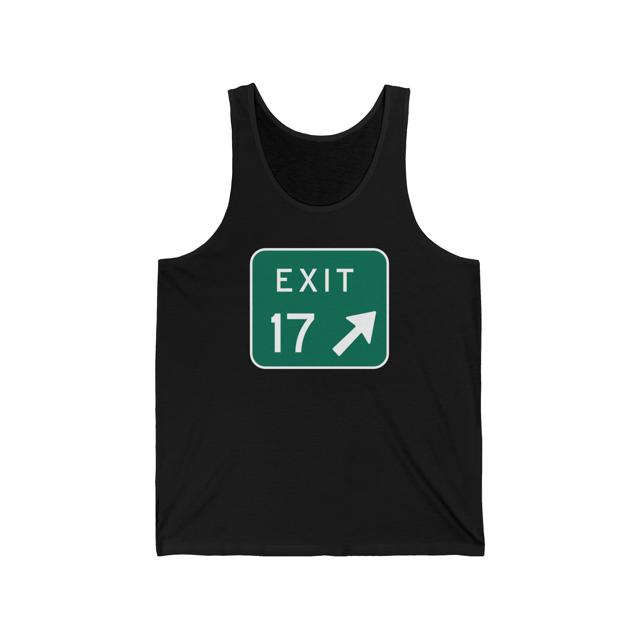 "Sea Isle City, Exit 17 Tank Top" - Beach Tank Top