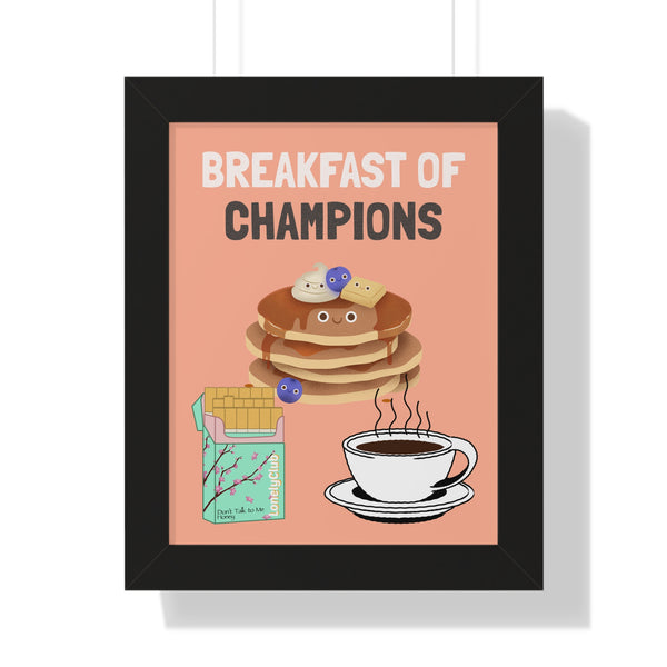 Breakfast of Champions- Kitchen Wall Art - Dad Bod Summer