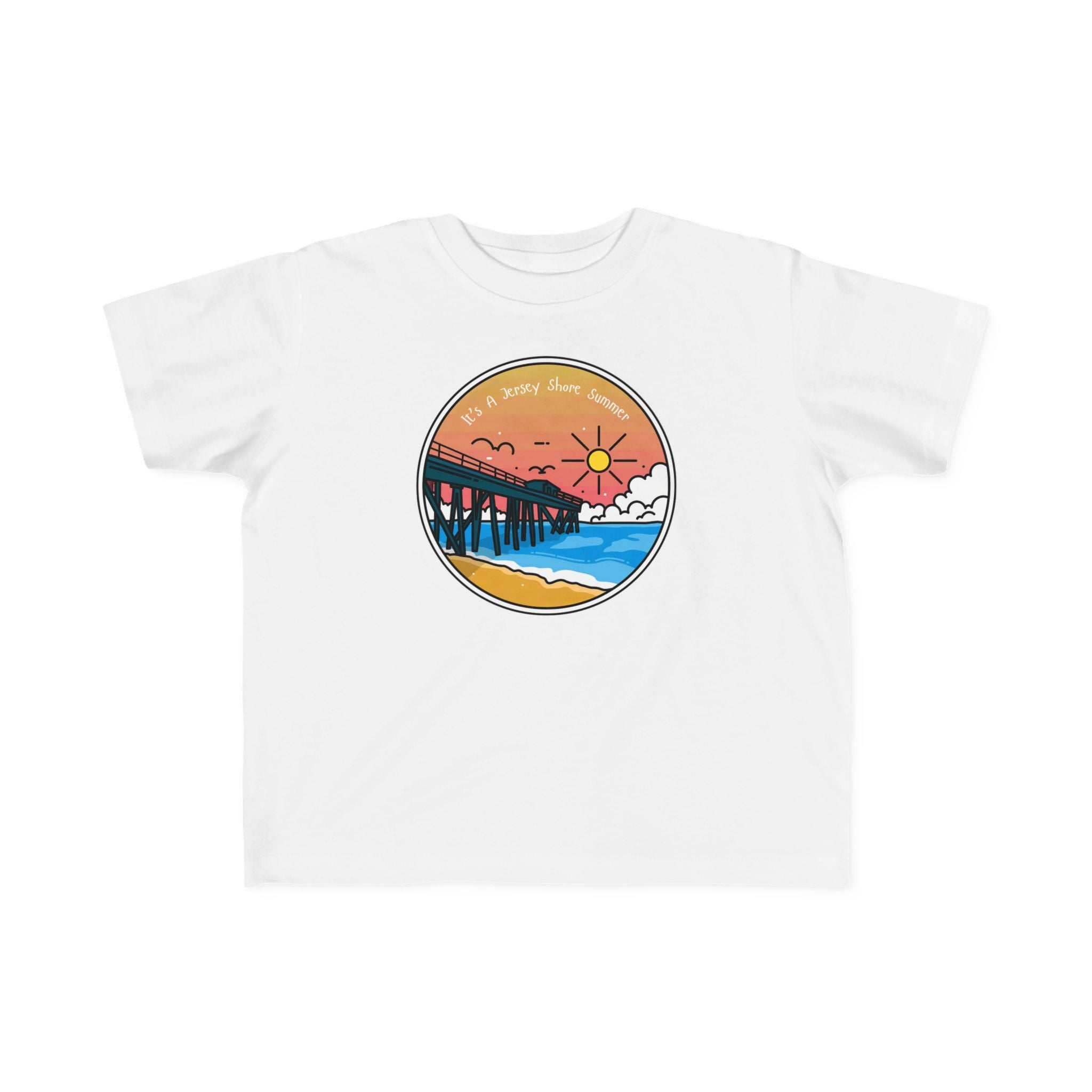 "It's A Jersey Shore Summer" - Toddler Beach Shirts