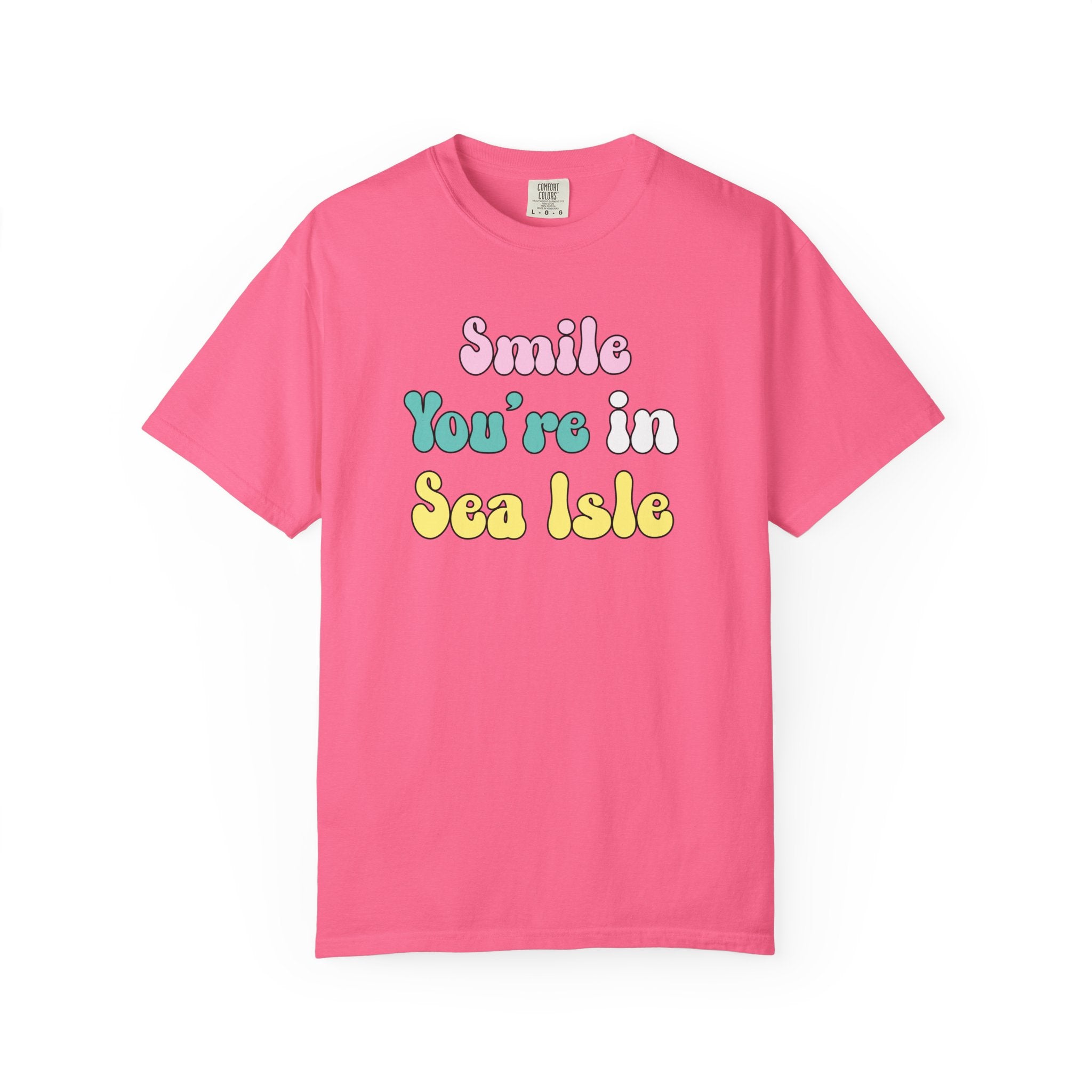 "Smile You're In Sea Isle" - Ladies T Shirts