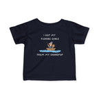 I Got My Fishing Genes From My Grandpop | Baby Fishing Shirts