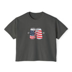 1776 Shirt | Americana Women's Shirts | Women's Crop Tee