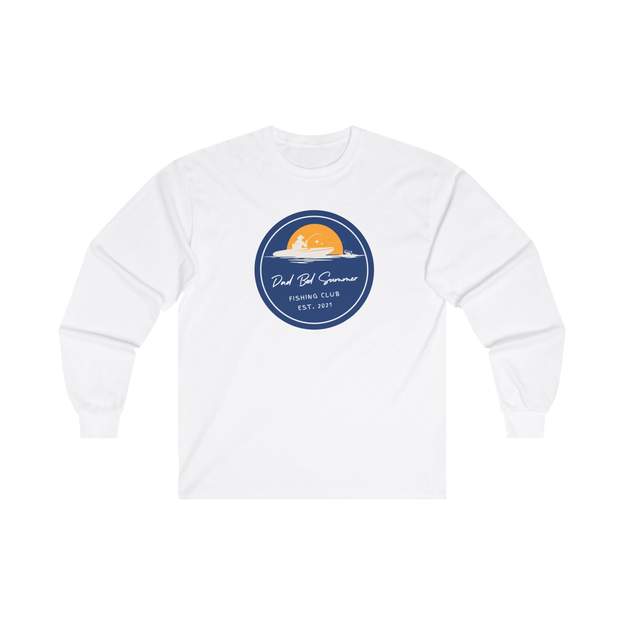 "Dad Bod Summer Fishing Club"- Long Sleeve Fishing Shirts