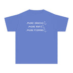 More Snacks, More Naps, More Fishing | Kids Fishing Shirt