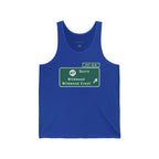 "Wildwood Exit Sign" - Beach Tank Tops