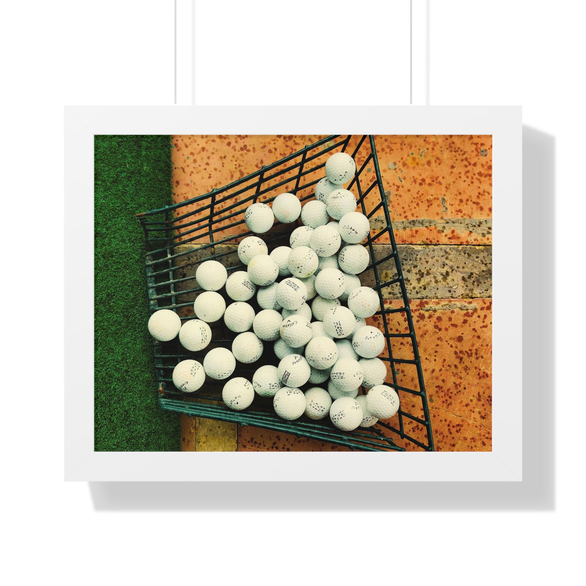 "Driving Range Balls" - Golf Wall Art