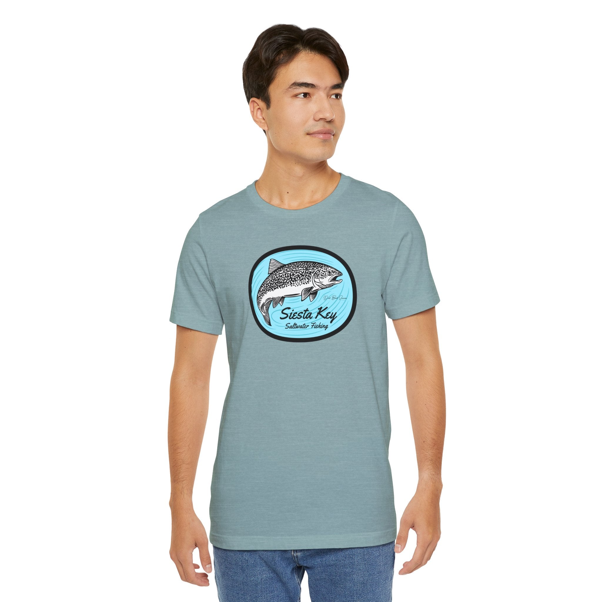 "Siesta Key, Florida Fishing" - Fishing T Shirts
