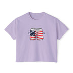 1776 Shirt | Americana Women's Shirts | Women's Crop Tee