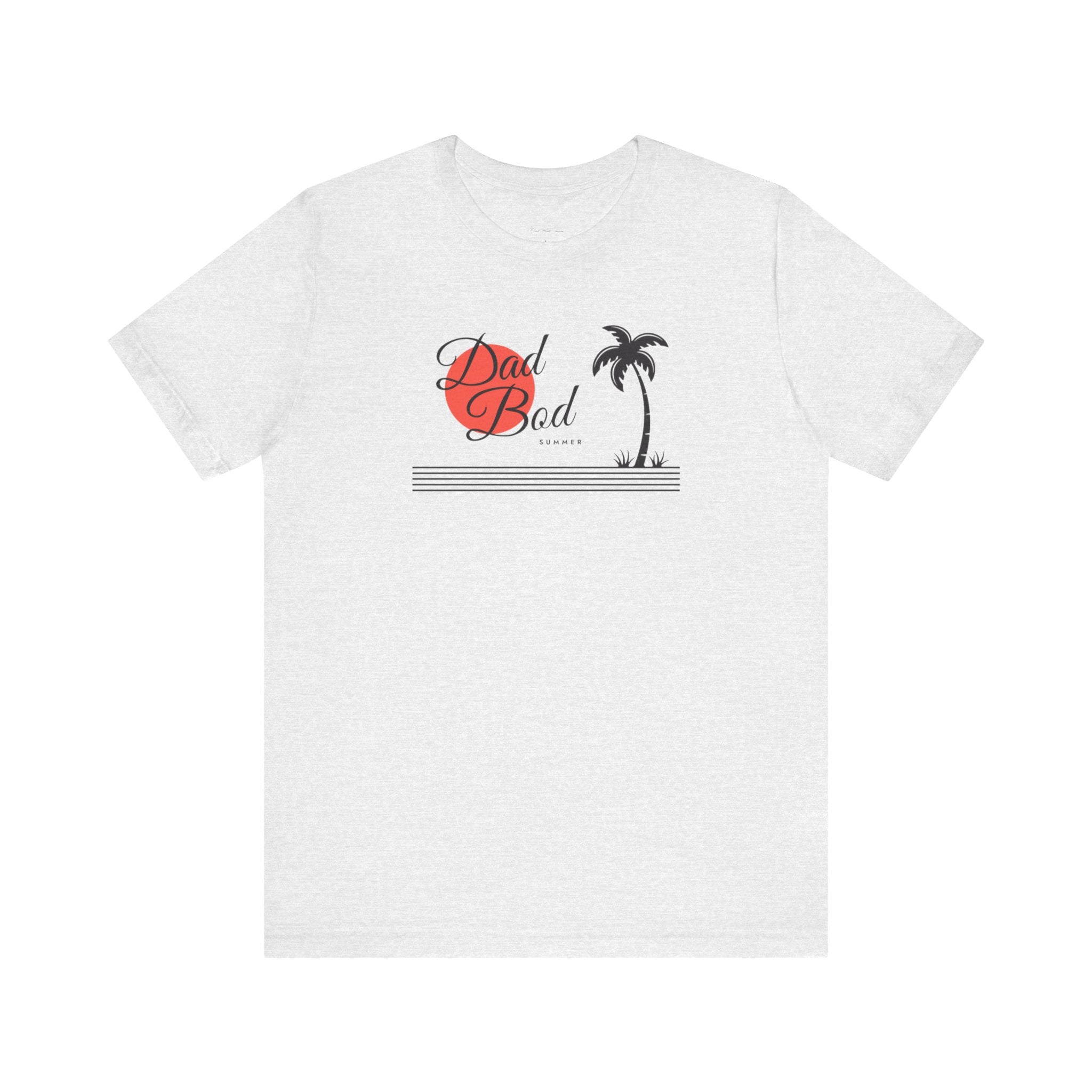 Dad Bod Summer Beach Tee - Palm Tree Shirt