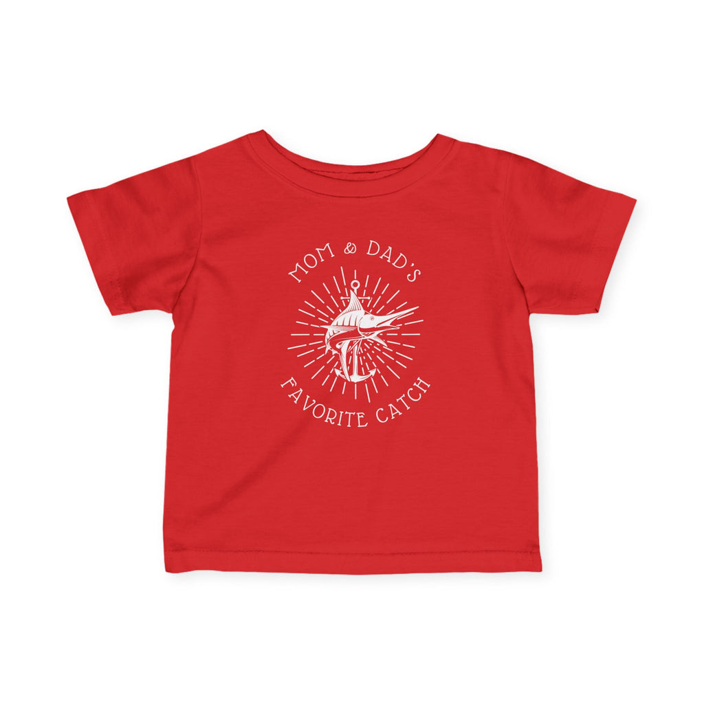 Mom and Dad's Favorite Catch | Baby Fishing Shirts