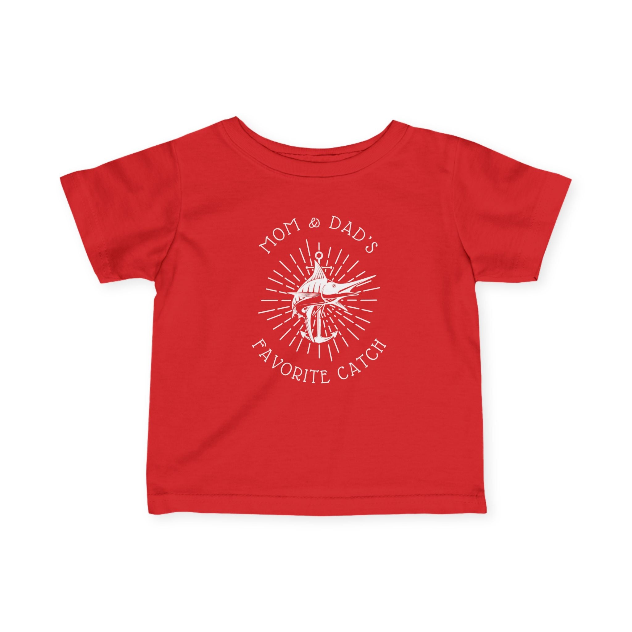Mom and Dad's Favorite Catch | Baby Fishing Shirts