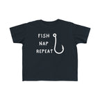 Fish, Nap, Repeat | Toddler Fishing Shirt