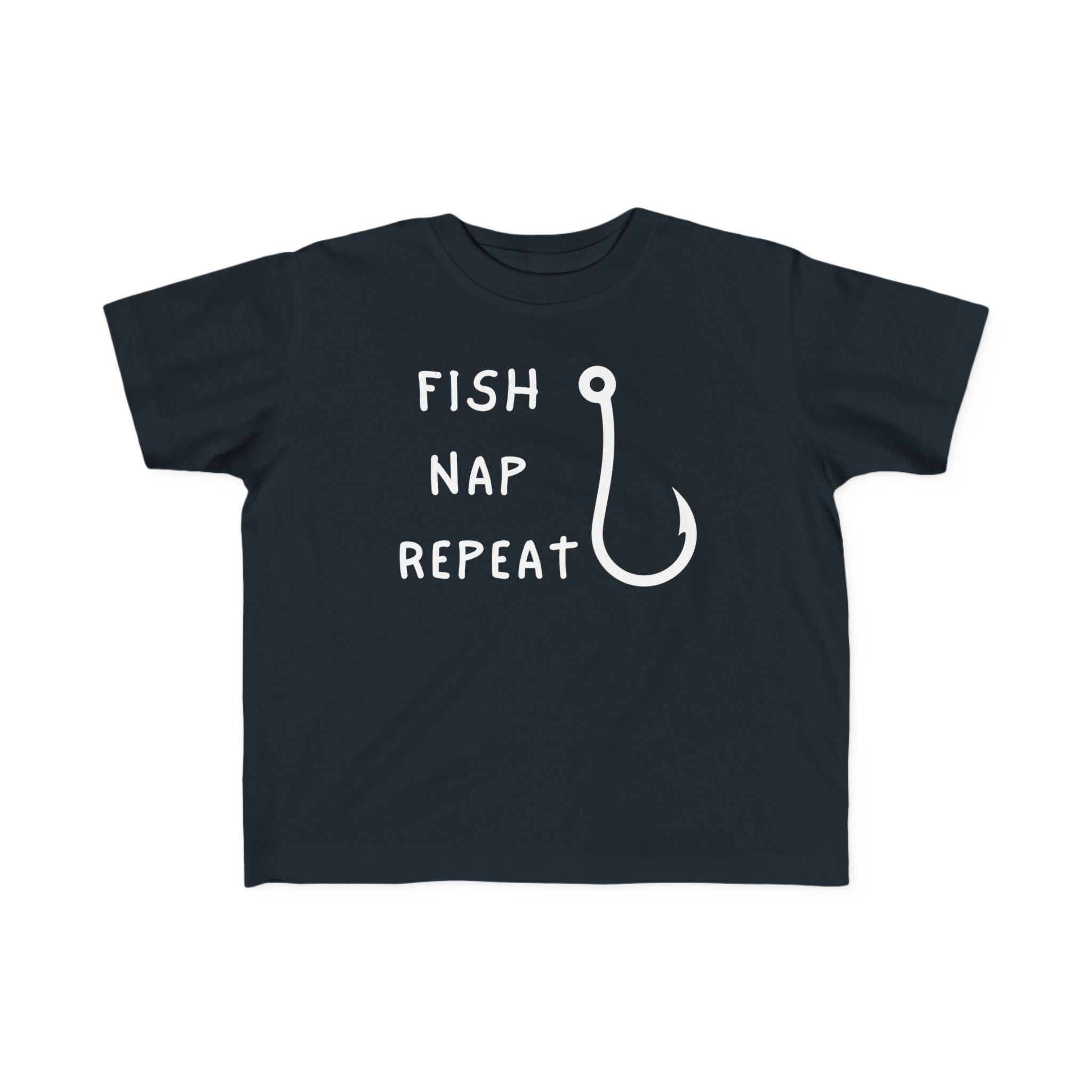 Fish, Nap, Repeat | Toddler Fishing Shirt