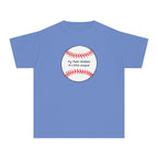"My Mom Peaked in Little League" - Kids Baseball Shirts