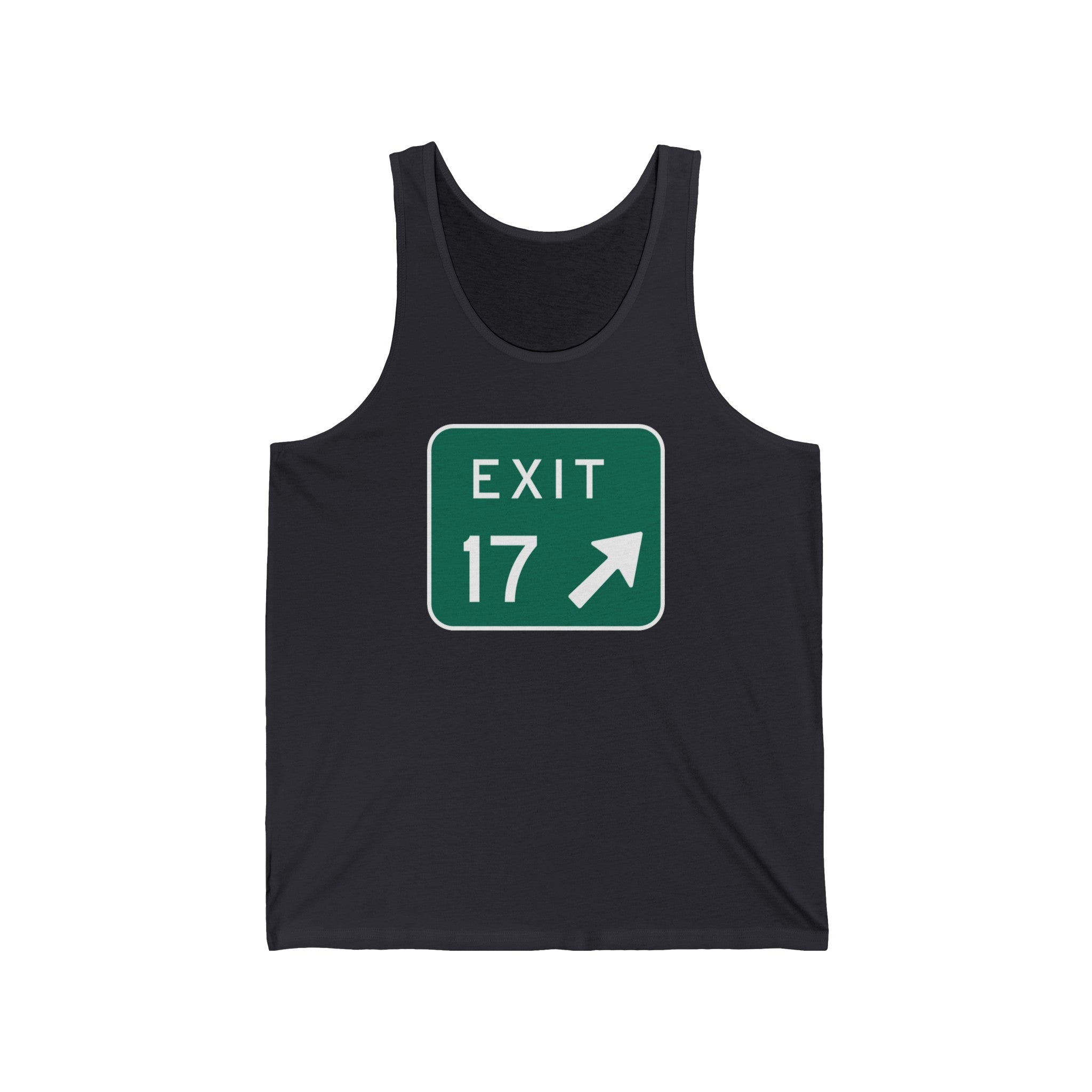 "Sea Isle City, Exit 17 Tank Top" - Beach Tank Top
