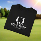 "Girls Who Love To Golf: Golf Hair Don't Care" - Ladies Golf Shirt