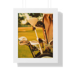 "Golf Clubs With A Retro Vibe" - Golf Wall Art