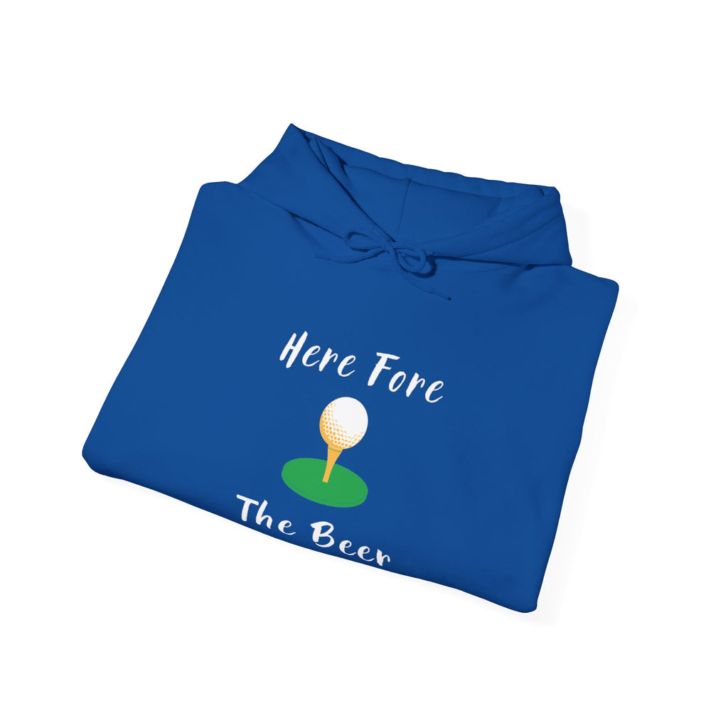 "Here Fore The Beer" - Golf Hoodie