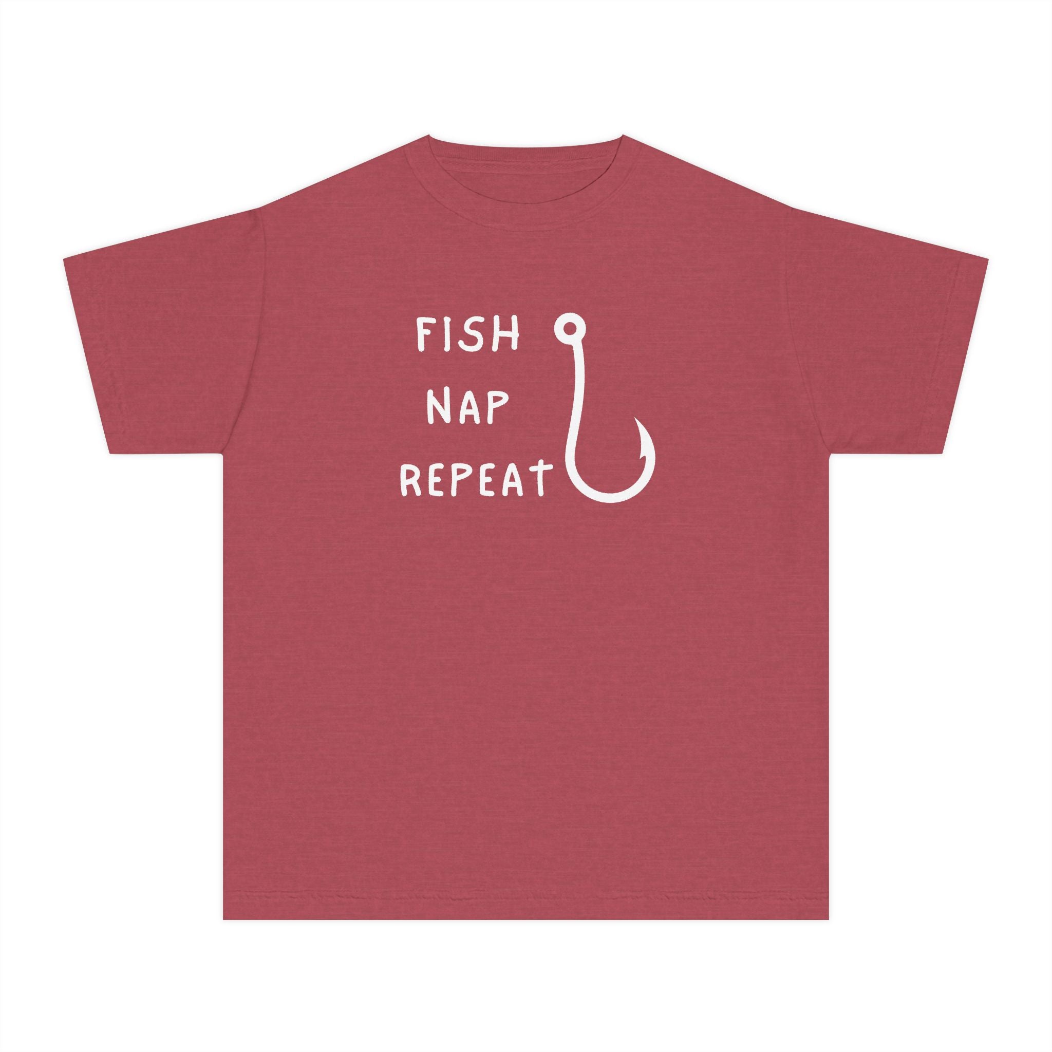 Fish Nap Repeat | Kids Fishing Shirt