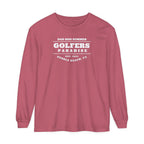 "Pebble Beach, Golfers Paradise" - Long Sleeve Golf Shirt