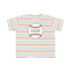 "My Dad Peaked in Little League" - Toddler Baseball Shirt