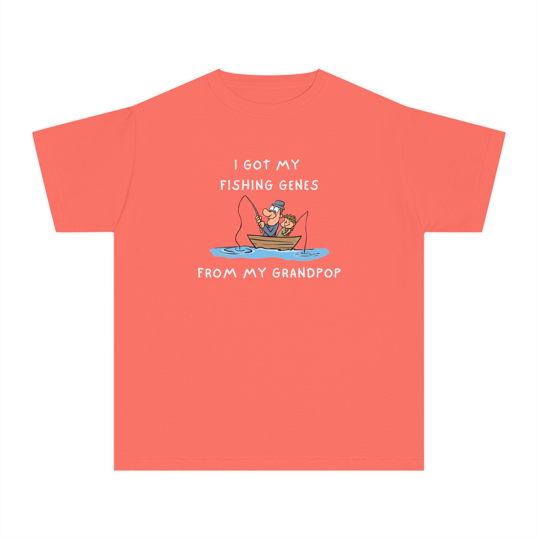 I Got My Fishing Genes From My Grandpop | Kids Fishing Shirt