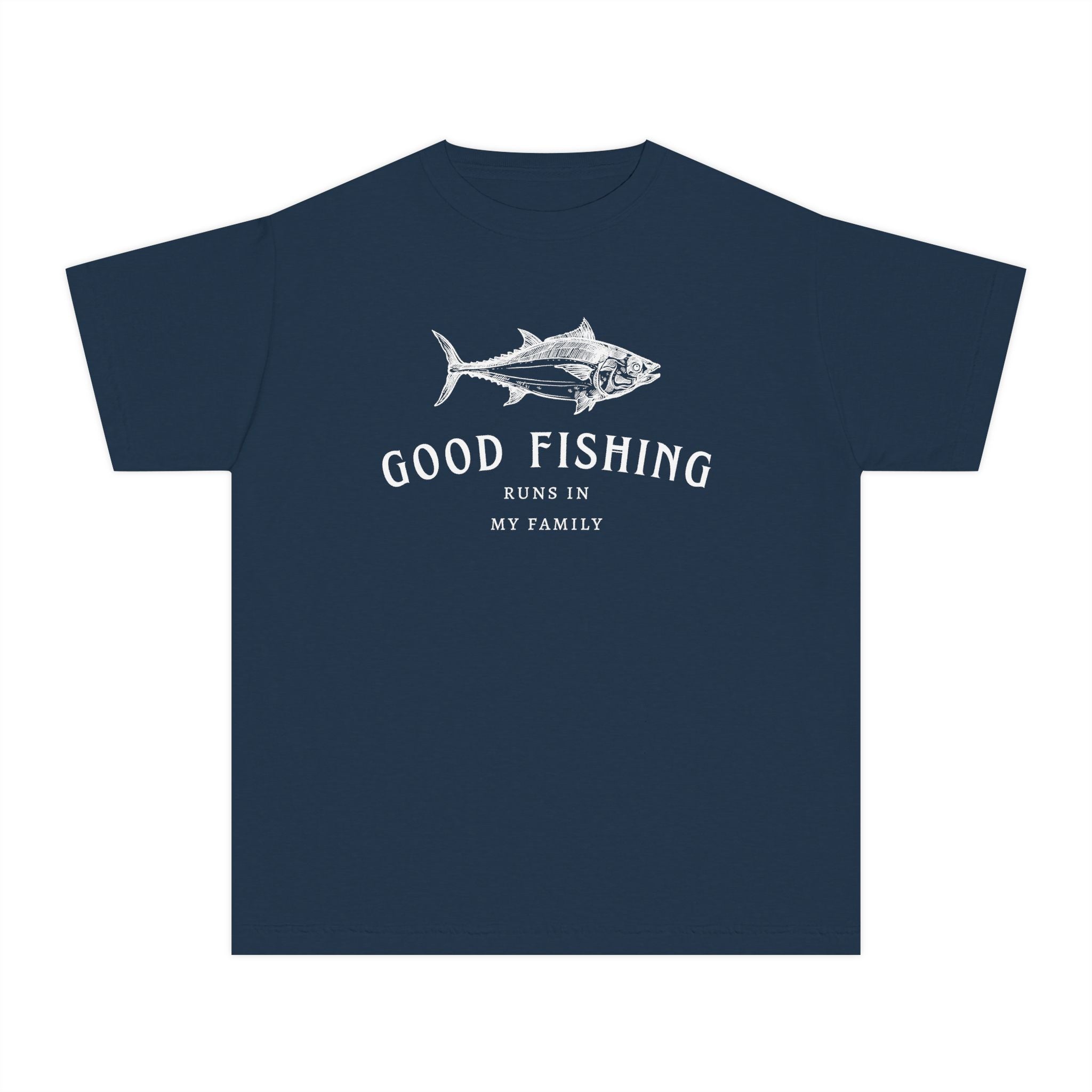 Good Fishing Runs In My Family | Kids Fishing Shirt