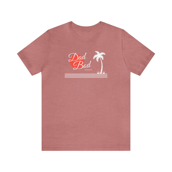 Sunset & Palm Trees Design - Dad Bod Summer