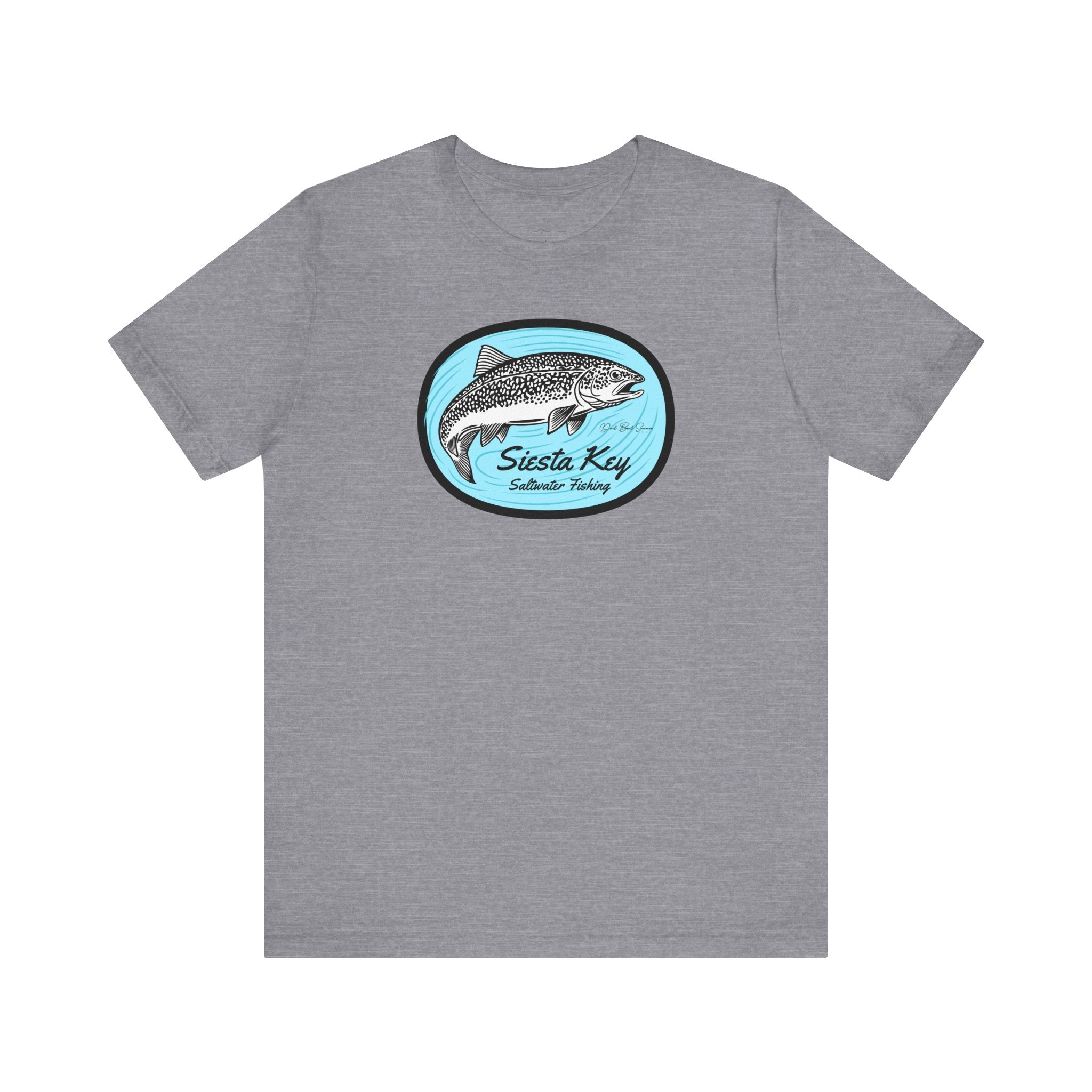 "Siesta Key, Florida Fishing" - Fishing T Shirts