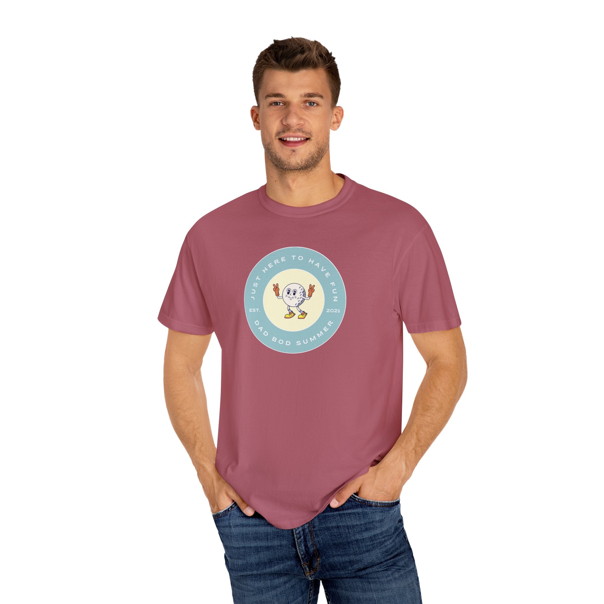Just Here To Have Fun | Golf T Shirt