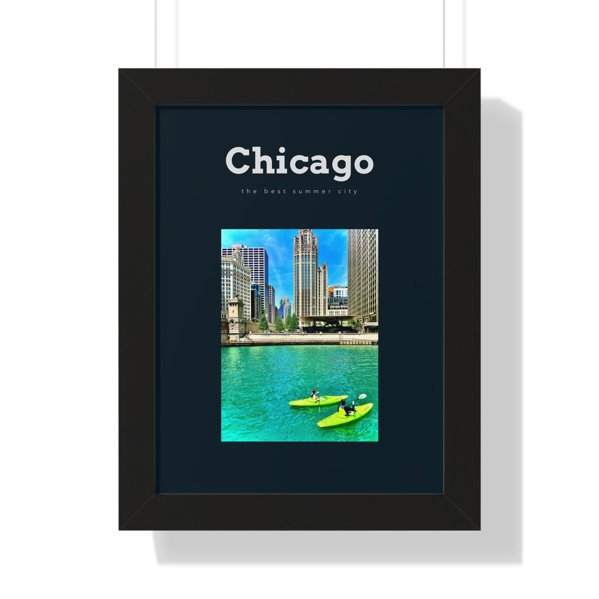 Chicago "The Best Summer City" - Chicago Wall Art - Chicago CIty Wall Art