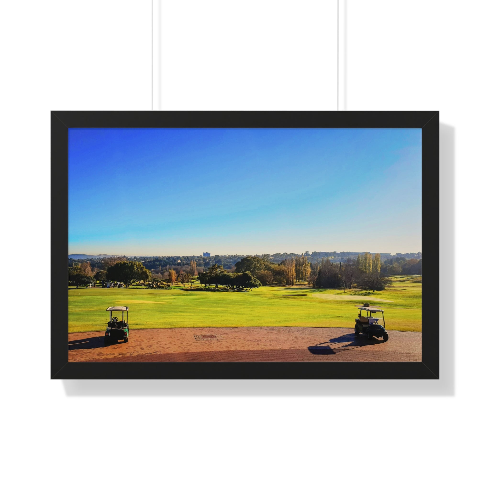 "A Beautiful Day To Play 18 Holes" - Golf Wall Art