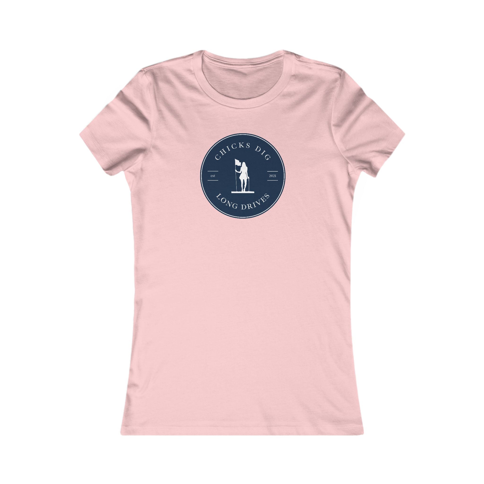 "Chicks Dig Long Drives" Ladies Golf Shirt