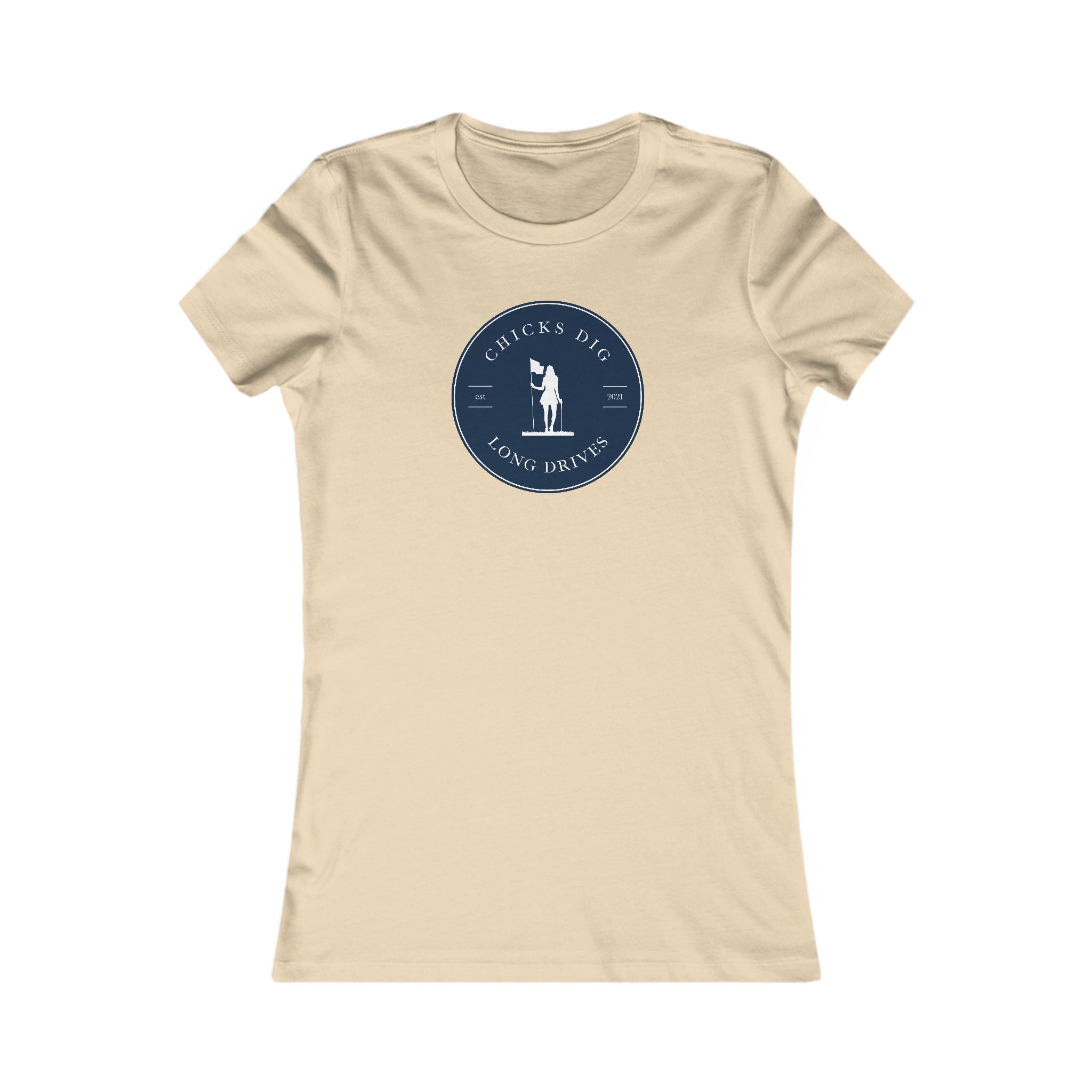 "Chicks Dig Long Drives" Ladies Golf Shirt