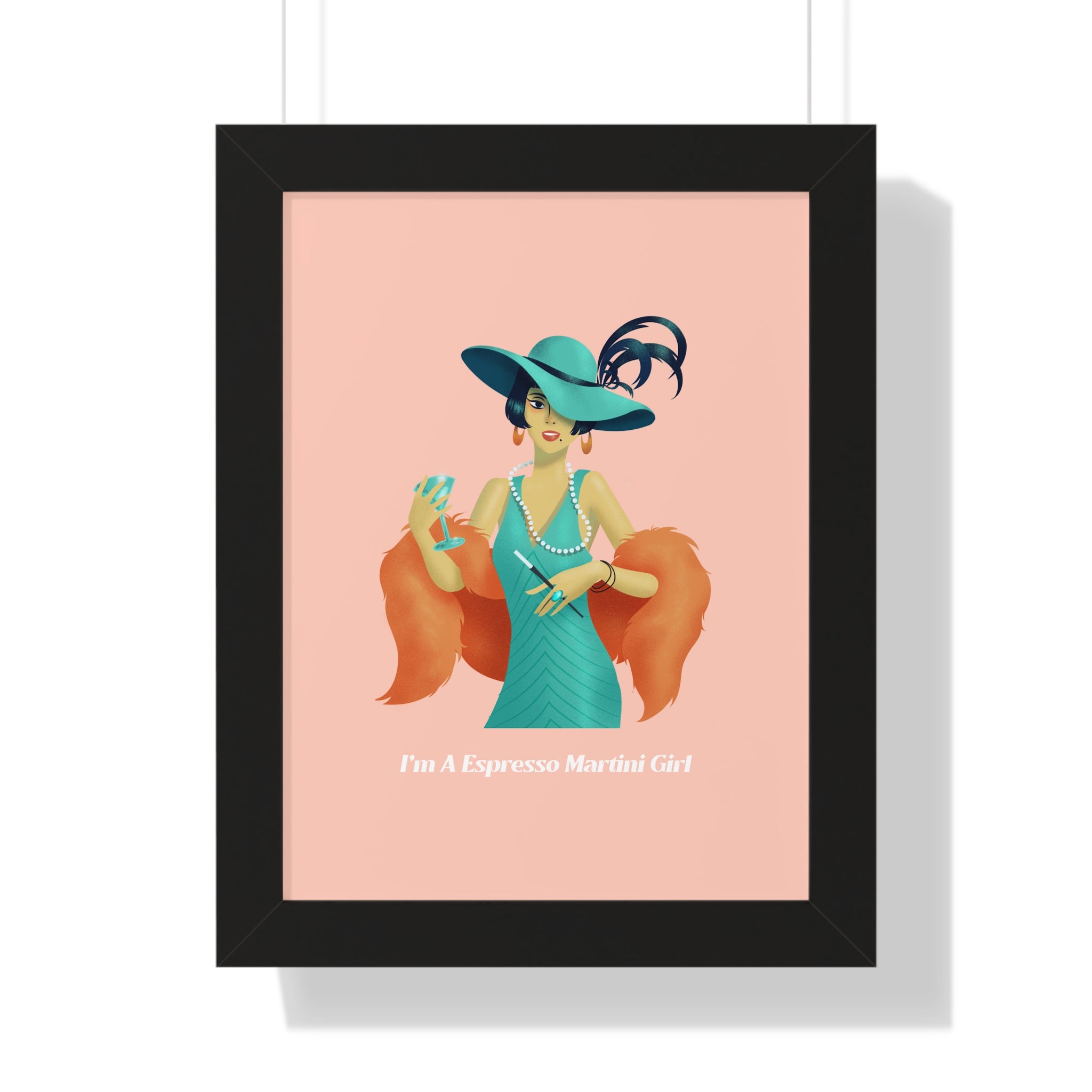 "I'm An Espresso Martini Girl" Espresso Martini Wall Art - Espresso Martini Art - Espresso Martini Clip Art