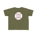 "My Uncle Peaked in Little League" - Toddler Baseball Shirt