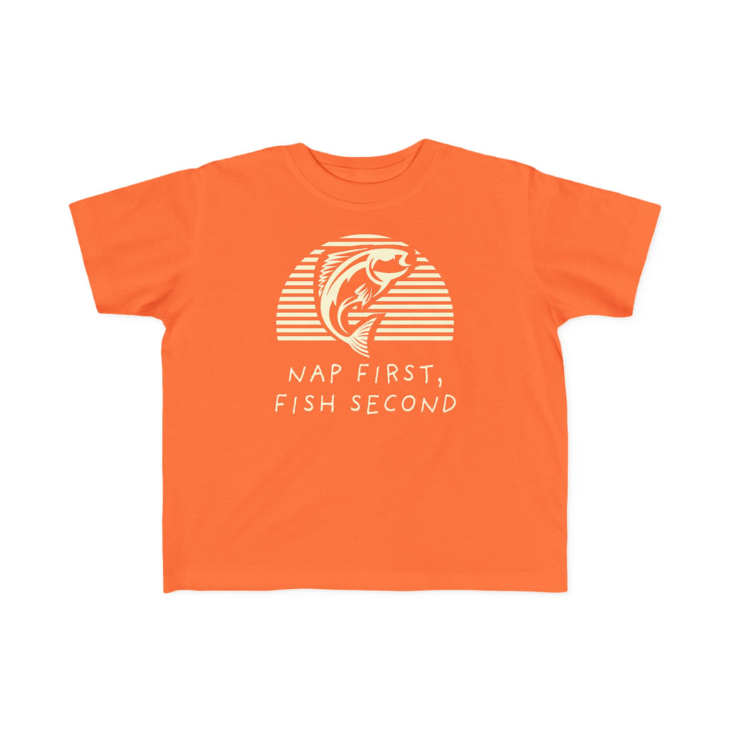 Nap First, Fish Second | Toddler Fishing Shirt