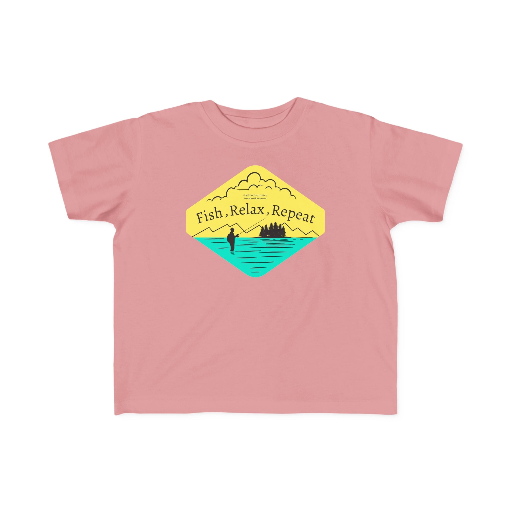 Fish Relax Repeat | Toddler Fishing Shirt