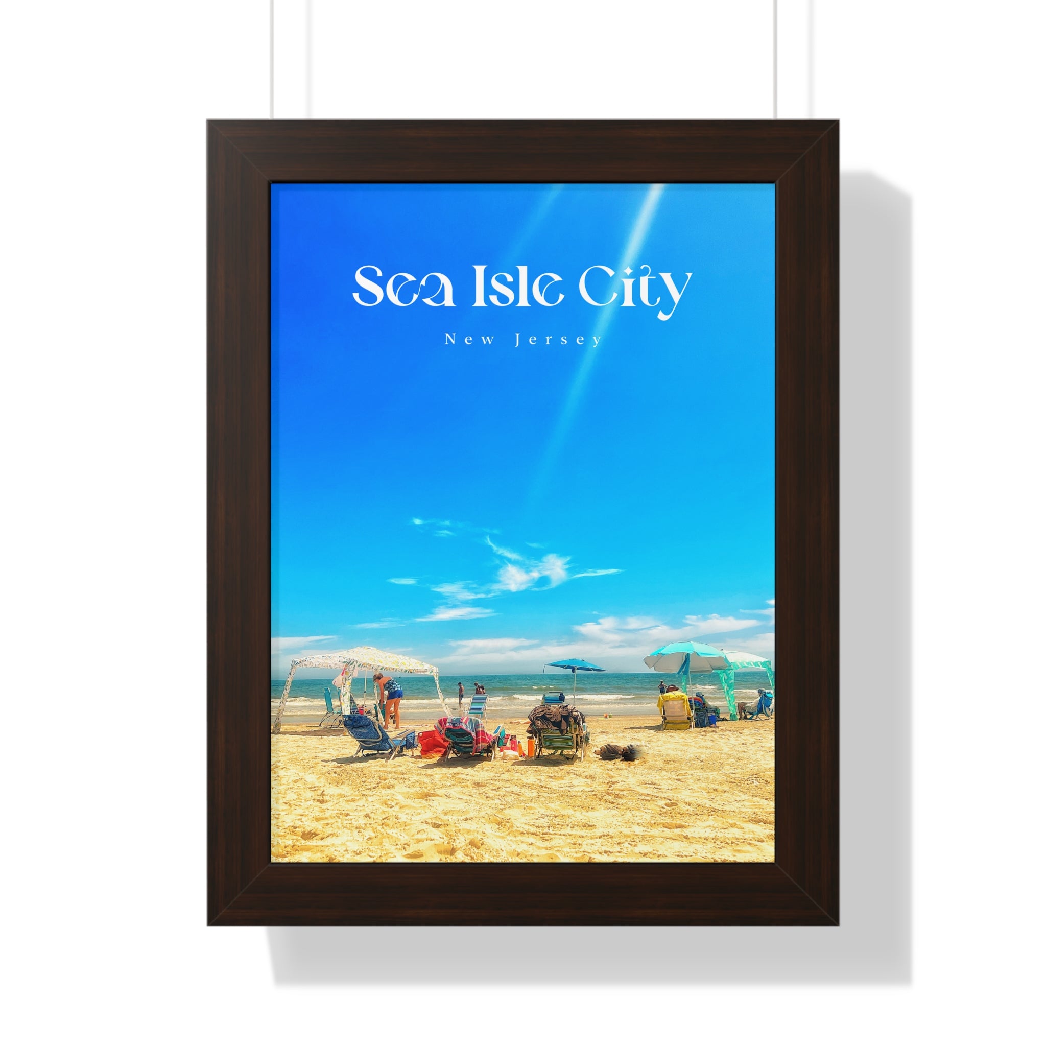 Sea Isle City Wall Art - Beach House Wall Art - Beach Wall Art - Sea Isle City
