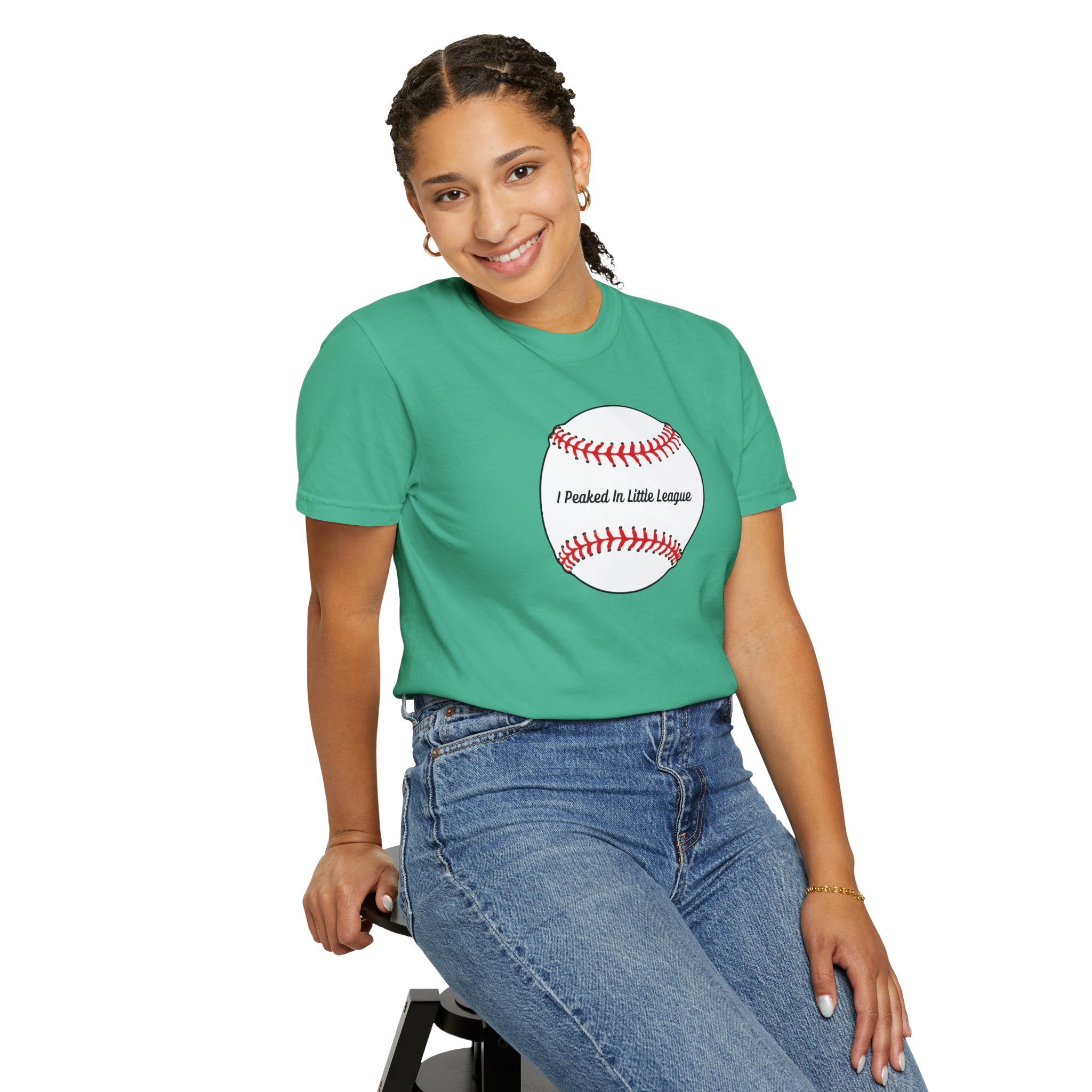 "I Peaked in Little League" - Funny Baseball Shirts