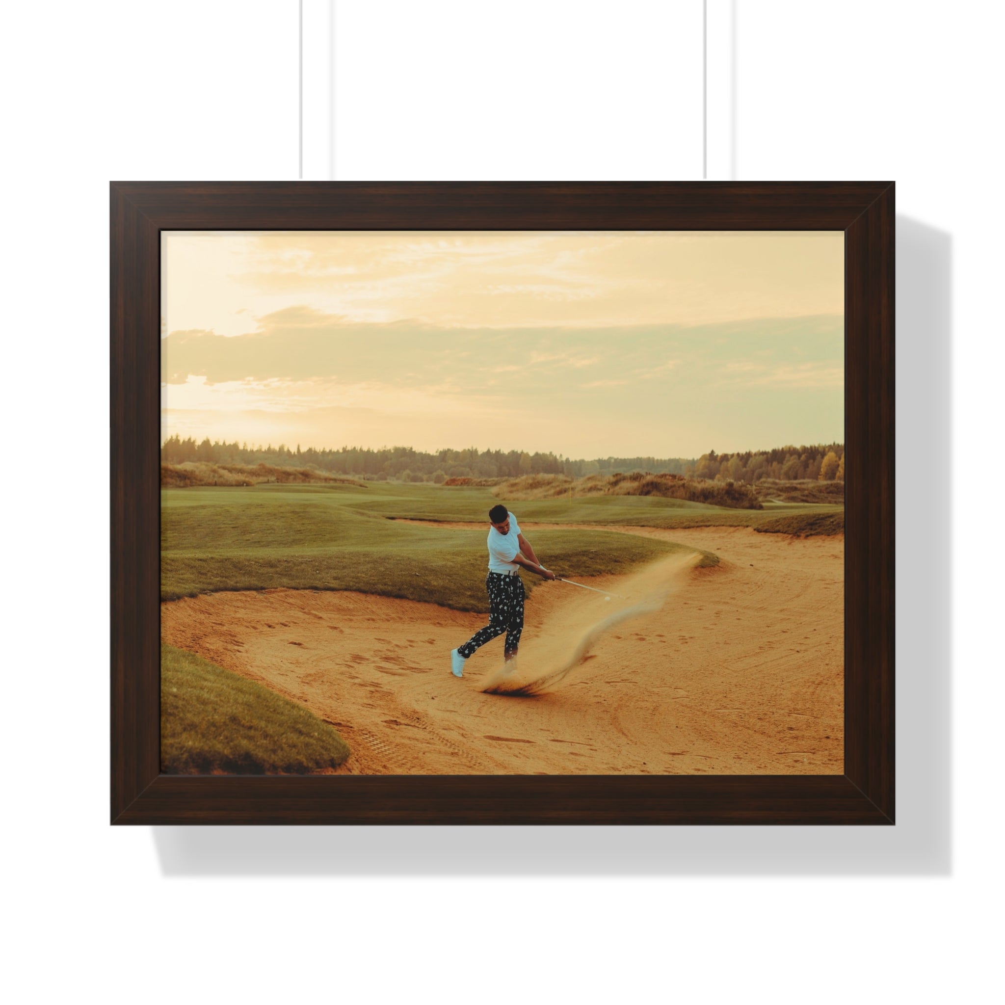 "A Beautiful Bunker Shot" - Golf Wall Art