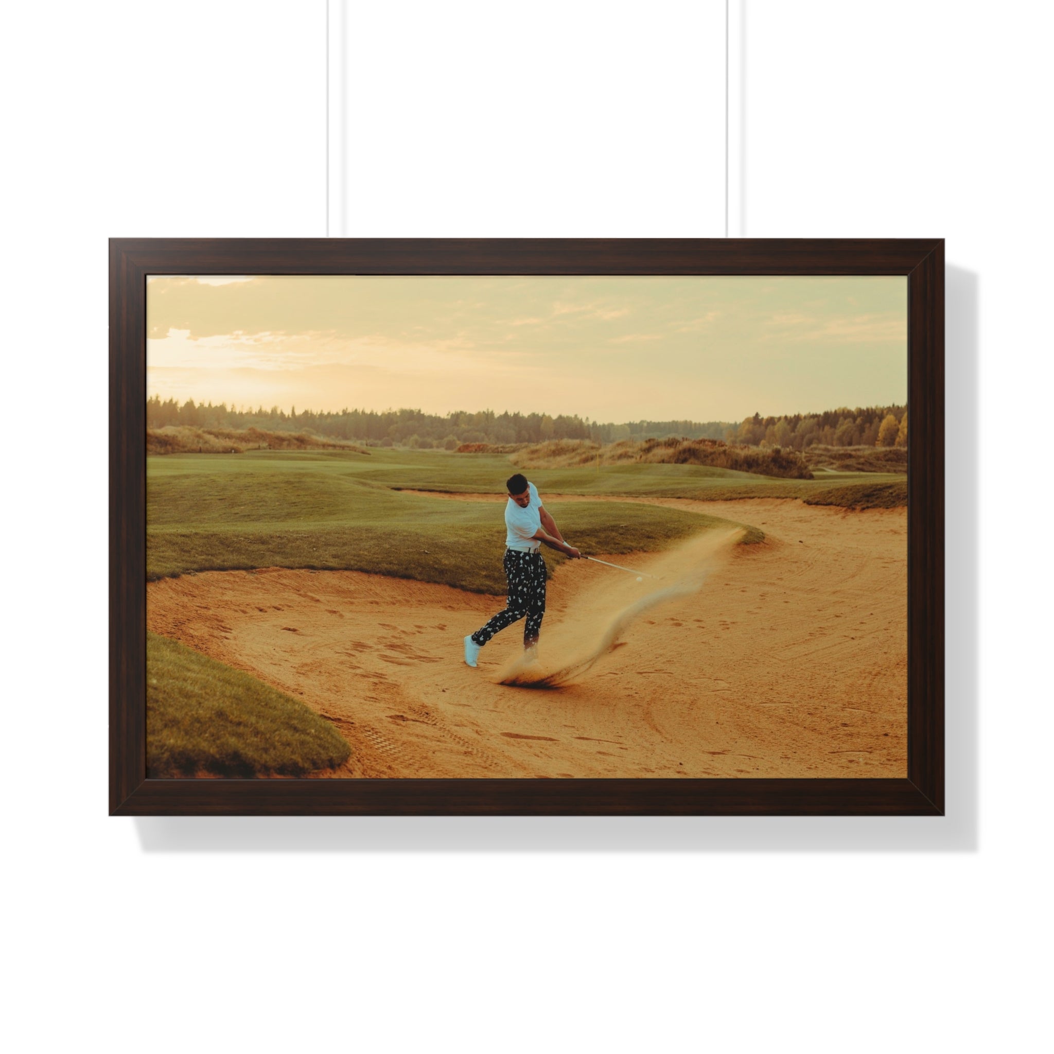 "A Beautiful Bunker Shot" - Golf Wall Art