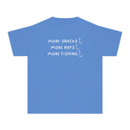 More Snacks, More Naps, More Fishing | Kids Fishing Shirt