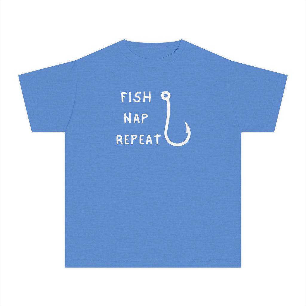 Fish Nap Repeat | Kids Fishing Shirt
