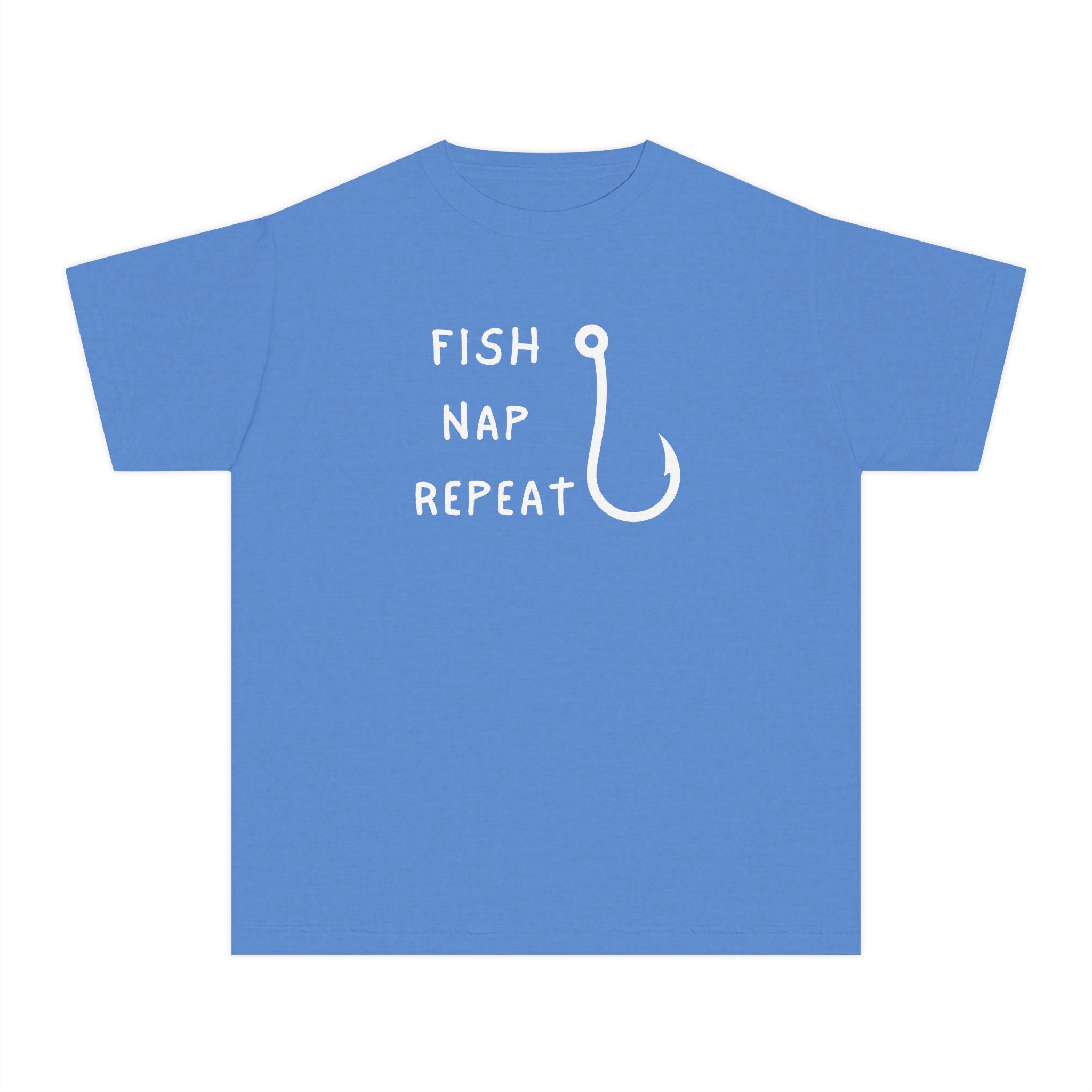 Fish Nap Repeat | Kids Fishing Shirt