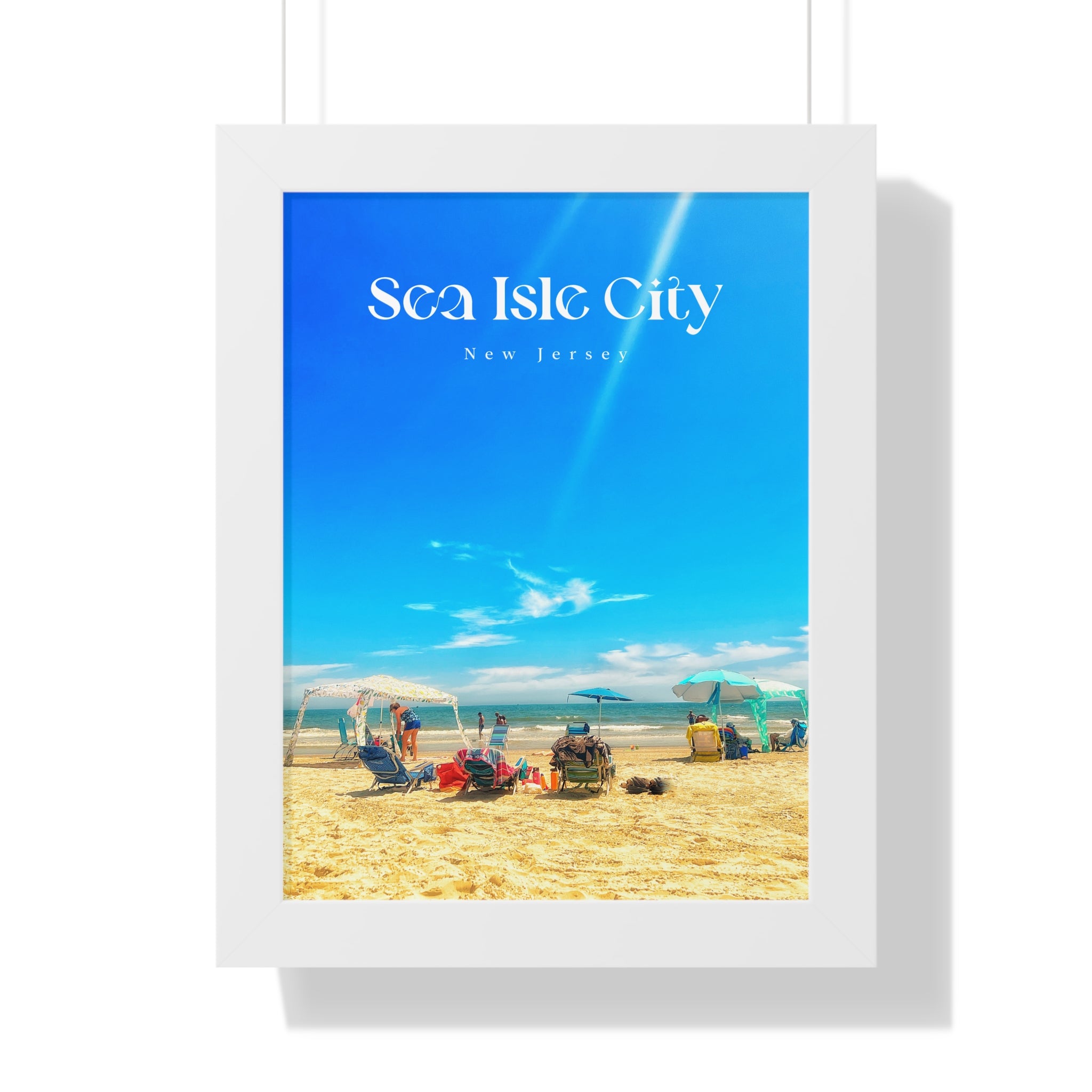 Sea Isle City Wall Art - Beach House Wall Art - Beach Wall Art - Sea Isle City