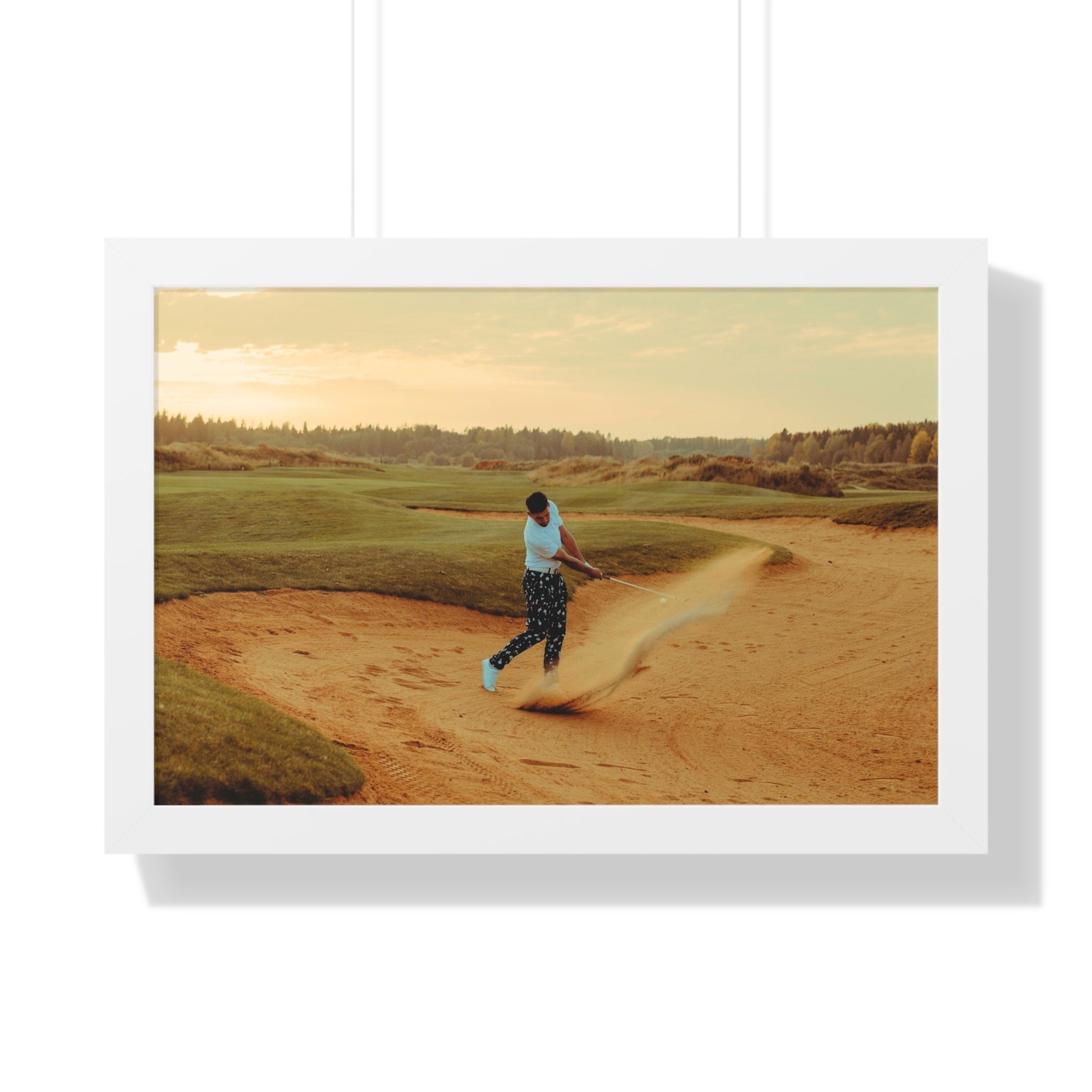 "A Beautiful Bunker Shot" - Golf Wall Art