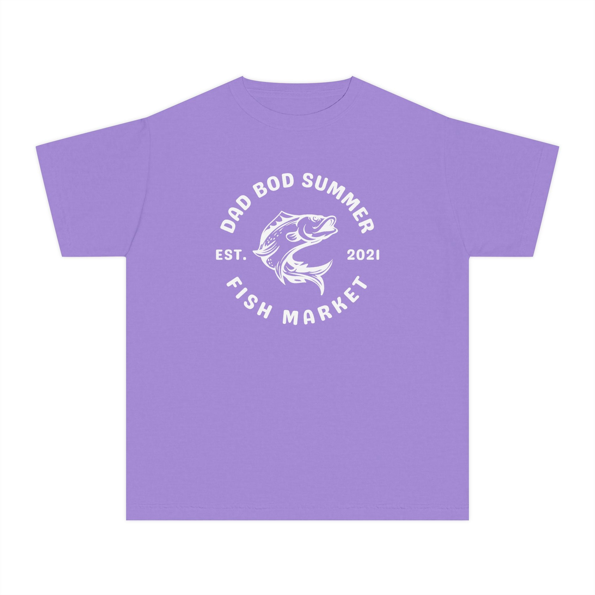 Dad Bod Summer Fish Market | Kids Fishing Shirt